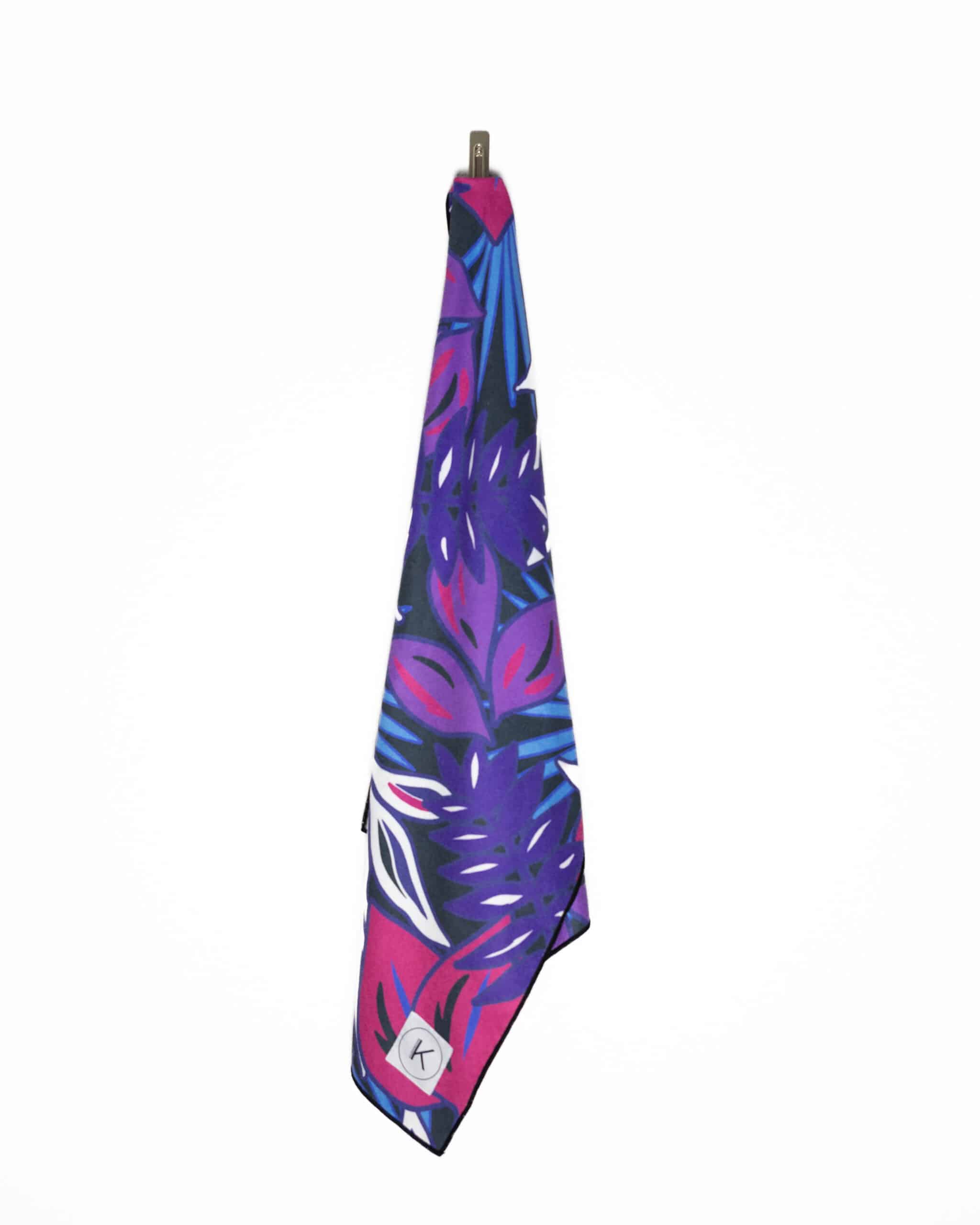 kaleidoscope yoga towel 