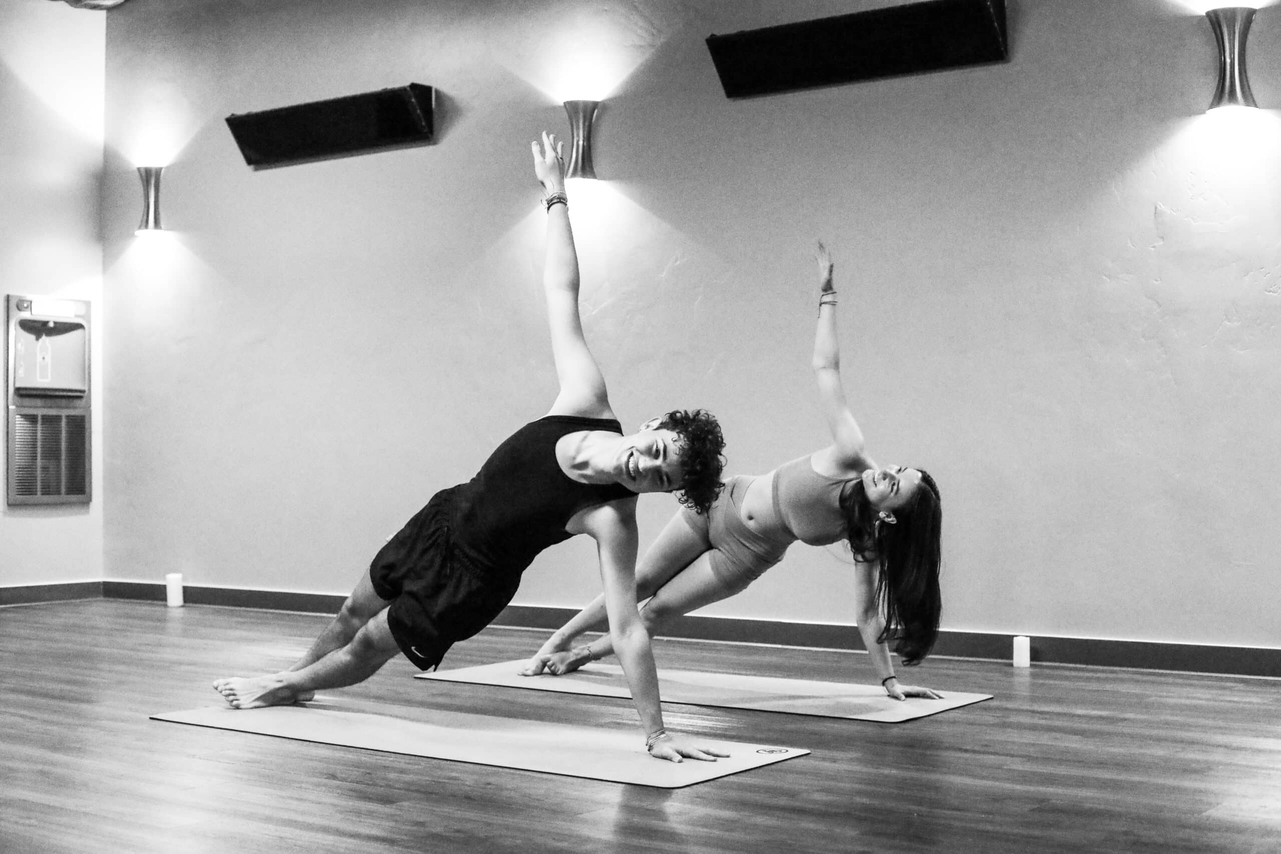 half moon yoga